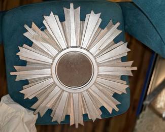 Decorative wall mirrors.