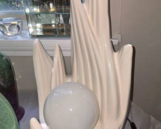 Incredible mid-century Globe light.