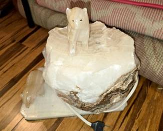 3 bear marble lamp base.