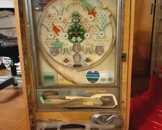 Japanese pinball machine.