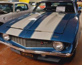 1969 Chevrolet 2-door coupe hardtop Camaro Z28 DZ302.