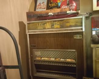Fawn fleetwood cigarette vending machine.