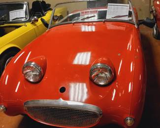 1959 Austin Healey Bug Eye Sprite convertible.