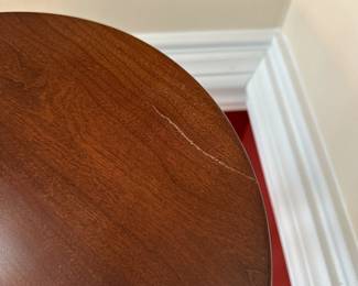 A32 - $15 plant stand (has a crack) - measures 12" wide, 38.5" tall