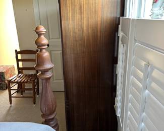 A42 - $75 Vintage Art Deco Dresser/Armoire.   Measures 37.5" wide x 20" deep x 62" tall