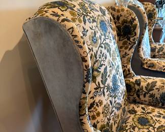 A10 - $150 for the pair - Measures 31" wide, 34" deep, 43" tall to the back & 20" tall to the seat.