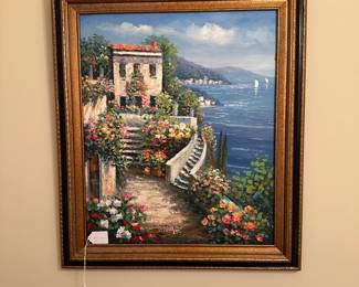 A76 - $75 Original Painting. Signed "James" - measures 25" wide, 29.5" tall