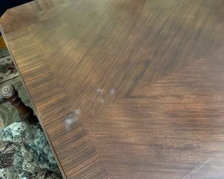 A34 - $150.  Dining Table & Chairs.  Good Condition. Sturdy! Measures 44" wide, 69.5" long, 30.5" tall (without leaves)Includes two 11" leaves  (adds 22"). 