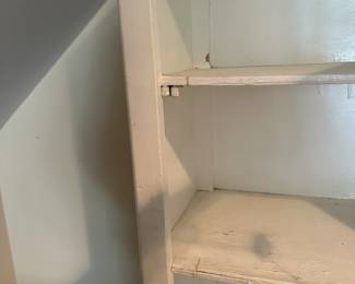 A75 - $95 Vintage Bathroom Storage Cabinet - measures 19" wide, 12" deep, 65" tall. Very good vintage condition. 