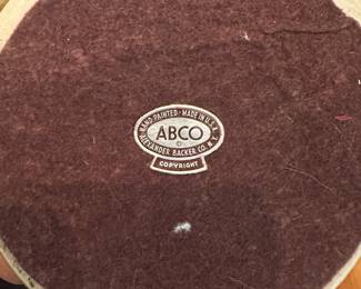 A2 - $30. PAIR. Vintage Chalkware Bust.  ABCO Alexander Backer Co. 