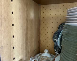 A37 - $125 China Cabinet - Measures 48" wide, 16" deep, 85" tall