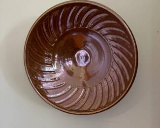 A38 - $95 Ben Owen III Bowl 2006 - measures 12" round. Excellent Condition - has wire for wall hanging. 