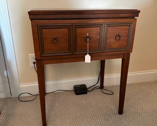 A62 - $50 sewing machine - measures 25" wide, 18" deep, 31" tall