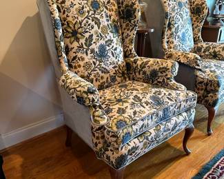 A10 - $150 for the pair - Measures 31" wide, 34" deep, 43" tall to the back & 20" tall to the seat.
