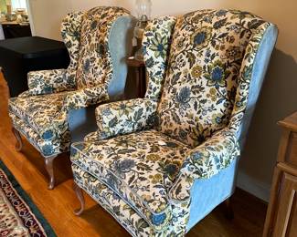 A10 - $150 for the pair - Measures 31" wide, 34" deep, 43" tall to the back & 20" tall to the seat.