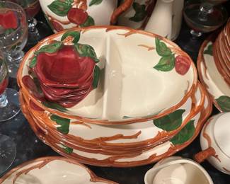A83 - $300 Franciscan Apple Dish Set. Would prefer to sell entire set together. 