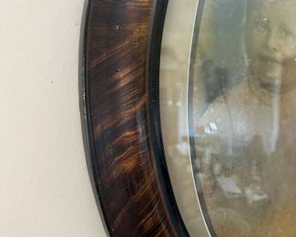 A33 - $35 Framed Antique Baby Picture - Measures 18" x 24"