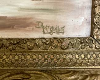 A36 - $35 signed art - Measures 30.5" wide, 26" tall