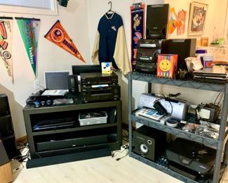 Sony CDP-CE 375 CD Changer with Remote, Panasonic SA-AK15 Stereo, Yamaha R-V450 Receiver with Remote. Vixio SB3621N-ESM Sound bar and Subwoofer (no remote) and so much more. All our electronics are tested