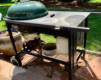 Weber Kettle Grill with Cart and another not pictured Weber Kettle Grill without Cart