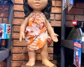 United Airlines The Menehune of Hawaii Advertising Statue