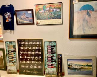 Artwork,Connie Rogan signed and Numbered " The Cradle " Bar Artwork