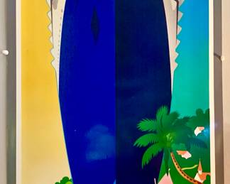 Vintage Norway Norwegian Cruise Line Travel Poster