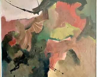 1967 Mid Modern Oil by Waters