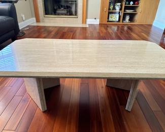 Travertine Table