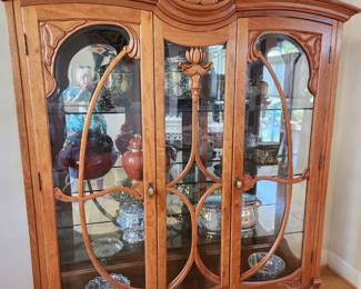 Art Nouveau Style Beautiful Display Cabinet - Fantastic! 