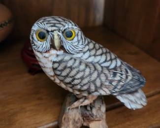 Carved Handpainted/crafted Owl 