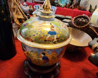 Cloisonne Jar with Top
