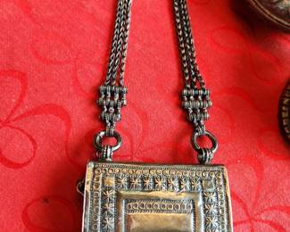 Silver Purse - Side opens up. 