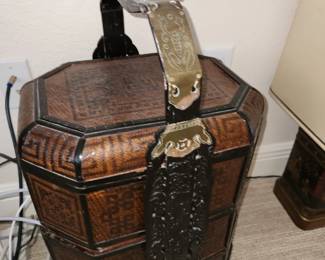 Antique Three Tiered Chinese Basket