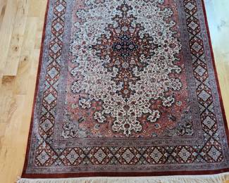A very fine rug....Superb Signed Persian Kashan - Exceptional Weave - 59" x 41". 