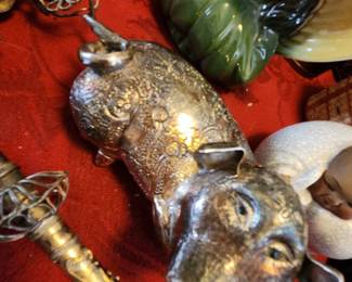 Oink! a Cambodian Sterling Silver Pig! 