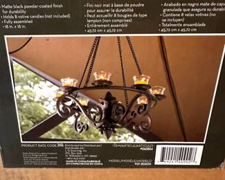 Mint in Orig, Box 18in Gazebo Chandelier! 