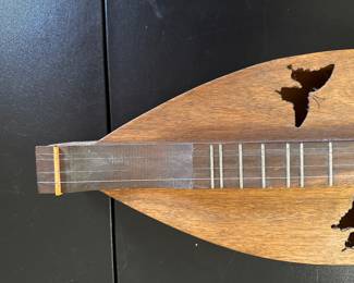 Mountain Dulcimer! Hand carved with butterflies! 