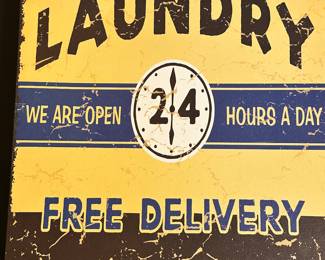 Nice Laundry Decor Sign! 