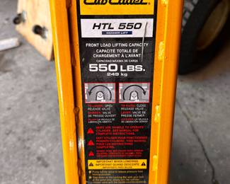 A very nice Cub Cadet Mower Stand Jack!  EXCELLENT!