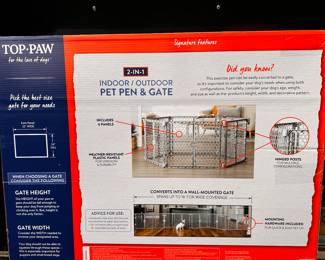 Brand New! Used ONCE! 6 Panel Dog  Pen! 