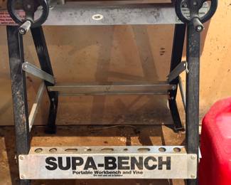Supa-Bench Portable Workbench and vice.