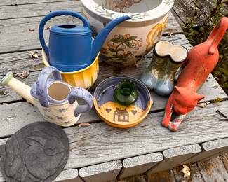 Some great outdoor pottery! 