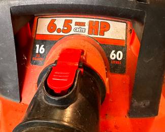 Terrific RIGID 6.5HP Shop Vac with many accessories! 