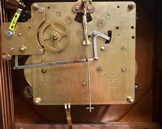 Lovely HAMILTON Wall Clock! Westminster chimes! Original Key! 