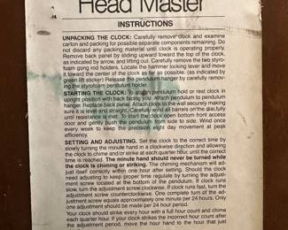 Lovely HAMILTON Wall Clock! Westminster chimes! Original Key! 