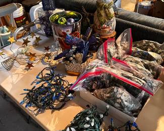 Lots of LED Christmas Lights and decorations! 