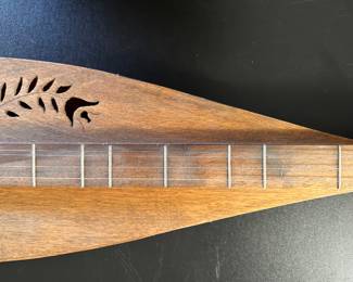 Mountain Dulcimer! Hand carved with butterflies! 