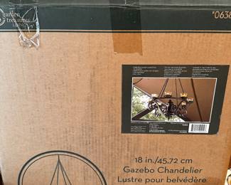 Mint in Orig, Box 18in Gazebo Chandelier! 
