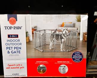 Brand New! Used ONCE! 6 Panel Dog  Pen! 